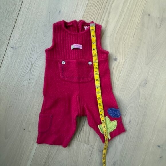 Petite Fille “Feuille” Wool Overalls – Size 18 Months - Picture 9 of 10